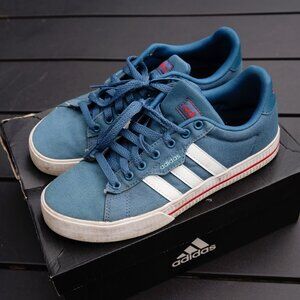 Adidas Skateboard Sneaker, Blue, Big Kids Size 6